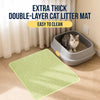 Double-Layer Cat Litter Mat