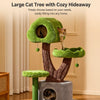 Large Cat Tree with Sisal Scratching Surface and Hideaway