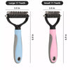 Pet Dematting Brush for Dogs and Cats