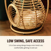 Handwoven Rattan Hanging Basket Cat Bed