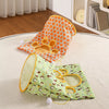 Foldable Cat Tunnel Toy with Crinkle Paper