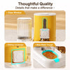 Automatic Pet Feeder with Food and Water Bowls for Cats & Dogs