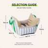 Car Pet Bed with Removable Cover and Seat Belt Strap