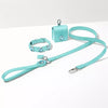 Faux Leather Collar with Gemstone-Inspired Detail for Dogs and Cats