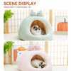 Enclosed Pet Bed for Cats and Small Dogs