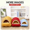 Semi-Enclosed Pet Bed for Cats and Small Dogs