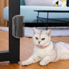 Wall-Mounted Cat Corner Scratcher and Grooming Toy