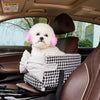 Small Dog & Cat Car Seat Bed with Removable Washable Cushion
