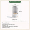 Foldable 2-in-1 Pet Water Bottle and Food Cup