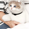 Clear Plastic Cat Cone for Grooming and Care