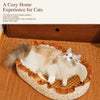 French-Style Polyester Cat Bed with Rocking Base