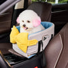 Small Dog & Cat Car Seat Bed with Removable Washable Cushion
