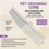 Stainless Steel Grooming Comb for Dogs and Cats