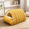 Semi-Enclosed Pet Bed for Cats and Small Dogs