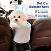 Small Dog & Cat Car Seat Bed with Removable Washable Cushion
