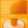 Carrot-Shaped Vertical Sisal Cat Scratching Post