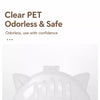 Clear Plastic Cat Cone for Grooming and Care