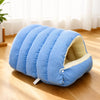 Semi-Enclosed Pet Bed for Cats and Small Dogs