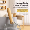 2-in-1 Cat Litter Scoop with Slotted Design