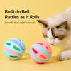 Bell Ball Cat Toy, 3.1-Inch Rolling Pet Toy