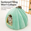 Enclosed Cat & Small Dog House Bed