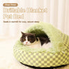 Semi-Enclosed Winter Pet Bed for Cats & Small Dogs, Shell Design