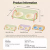 Wide-Opening Slow-Feeder Double Bowl Set for Pets