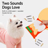 Plush Potato Chip Squeaky Toy for Dogs and Cats