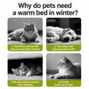 Semi-Enclosed Cat & Dog Bed with Removable Cover