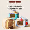 Washable Pet Bed with Removable Corduroy Cover for Cats & Dogs