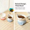 Elevated Ceramic Cat Bowl