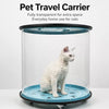 Transparent Rolling Cat Travel Carrier