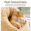 Chicken-Shaped Enclosed Plush Cat Bed