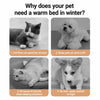 Enclosed Pet Bed with Removable Washable Cover
