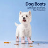 Small Dog Shoes with Soft Soles and Zipper Closure