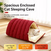 Semi-Enclosed Pet Bed for Cats and Small Dogs