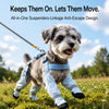 Water-Resistant Dog Rain Suit with Full-Coverage Leg Covers