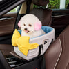 Small Dog & Cat Car Seat Bed with Removable Washable Cushion