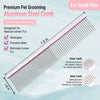 Stainless Steel Grooming Comb for Dogs and Cats