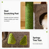 Large Cat Tree with Sisal Scratching Surface and Hideaway