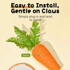 Carrot-Shaped Vertical Sisal Cat Scratching Post