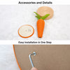 Carrot-Shaped Vertical Sisal Cat Scratching Post