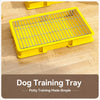 Dog Potty Training Tray with Grated Platform