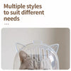 Clear Plastic Cat Cone for Grooming and Care