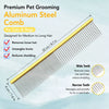 Stainless Steel Grooming Comb for Dogs and Cats