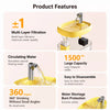 1.5L Automatic Pet Water Fountain with Circulating Filter