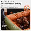 Water-Resistant Car Dog Bed with Removable, Washable Design