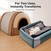 Enclosed Pet Bed with Removable Washable Cover