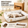 Washable Sofa-Style Pet Bed with Reversible Removable Pad