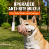 Soft Plastic Dog Muzzle with Breathable Mesh